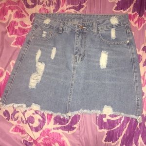Denim skirt